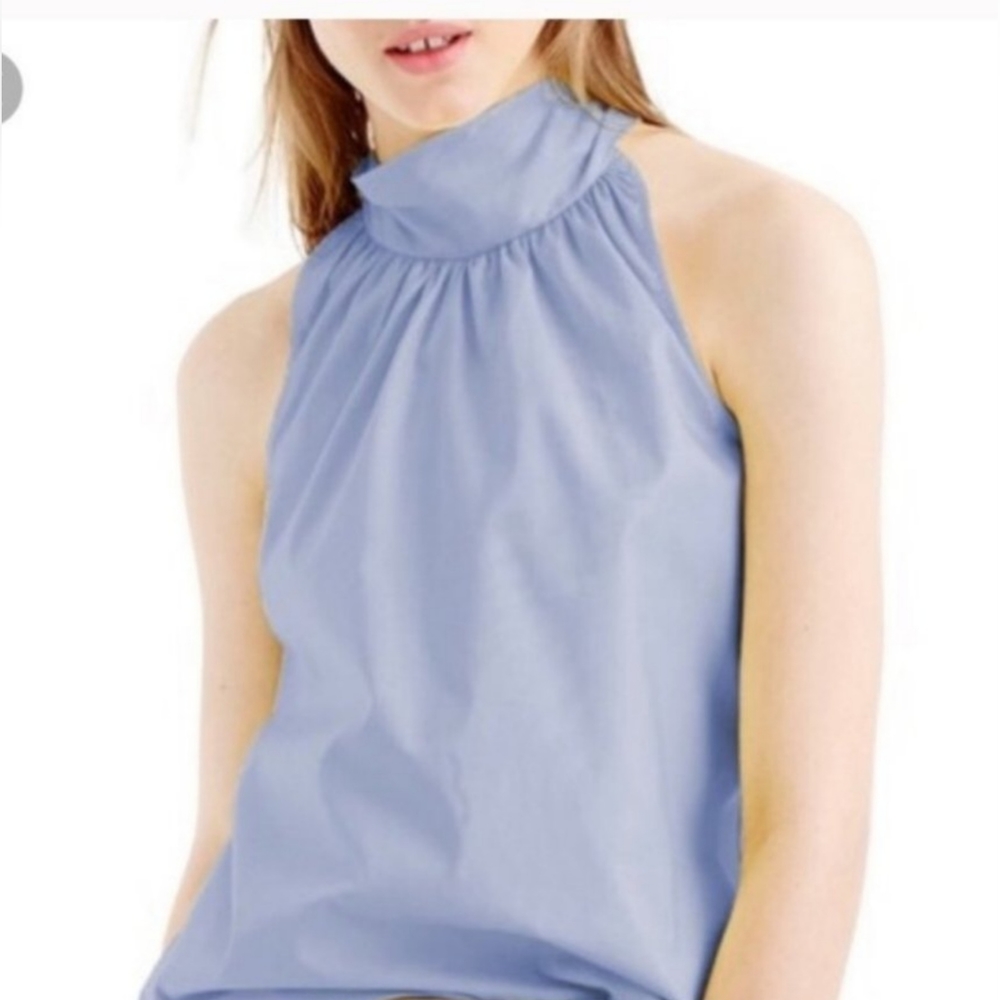 J.crew halter top with back tie